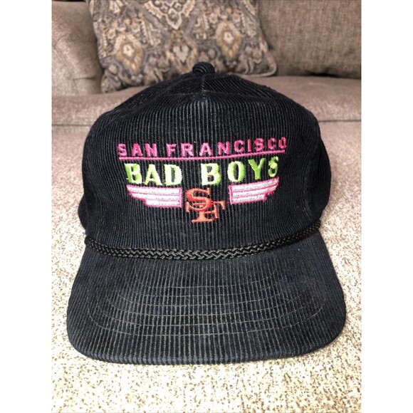 Amapro Other - Vintage 1980's Corduroy San Francisco 49ers Hat/Cap Bad Boys Black Rope Giants